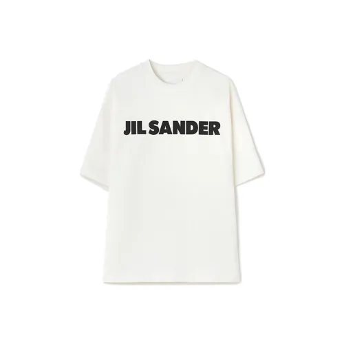 JIL SANDER Экрю Мужская T-рубашка