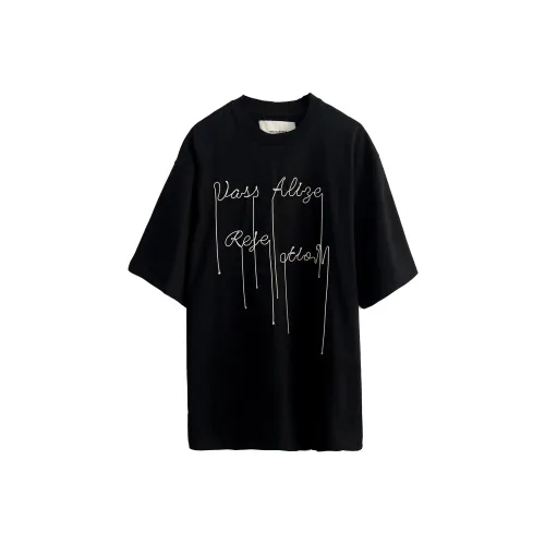 VANN VALRENCÉ T-рубашка унисекс черная