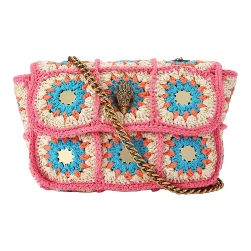 Kurt Geiger London Текстиль Плечо Сумка Средняя Женская Розовая