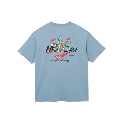 New Era T-Shirt Унисекс Небесно-Синий