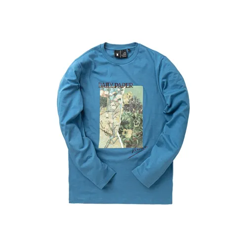 Daily Paper Синяя Унисекс Футболка