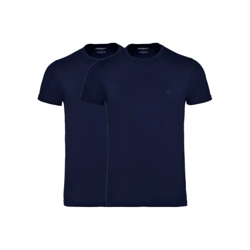 EMPORIO ARMANI Рубашка Мужская 2 Пачка Темно-Синий