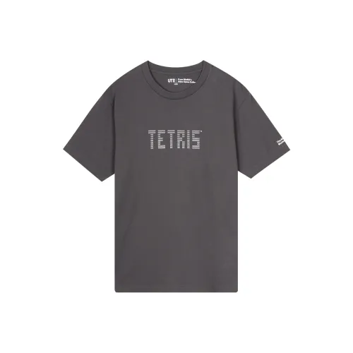 UNIQLO Асфальтовый серый Унисекс Футболка