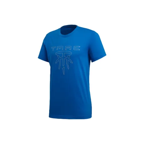 Adidas Blue Men's T-Shirts Adidas Синий Мужские Футболки