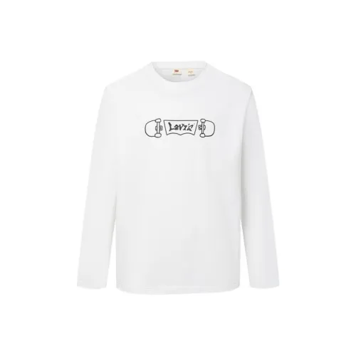 Levis Белая Мужская T-Рубашка