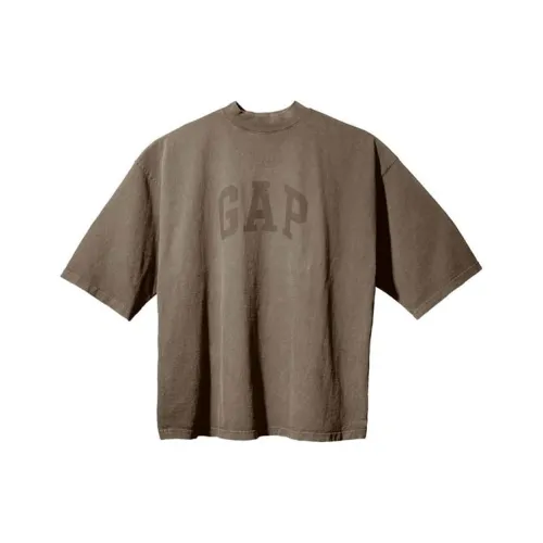 YEEZY Gap X Balenciaga Collaboration Коричневый Унисекс Футболка