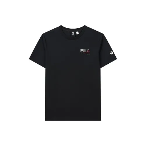 FILA ATHLETICS Комплект с короткими рукавами мужская футболка темно-черный