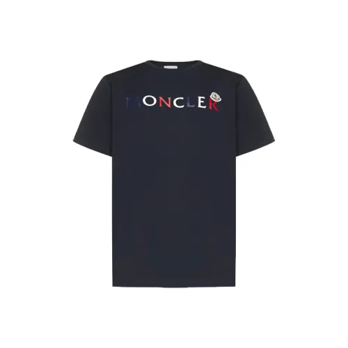 MONCLER SS22 Синий Мужской T-Рубашки