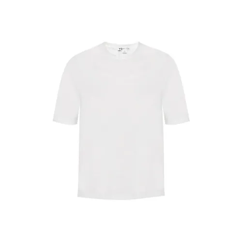 Y 3 White Мужская T-рубашка