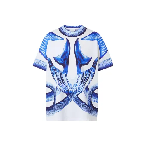 Burberry Морской Синий Мужская T-Рубашка