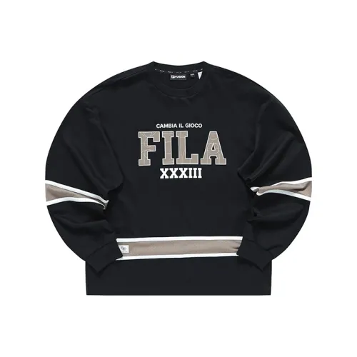 FILA FUSION Темно-черная унисекс футболка