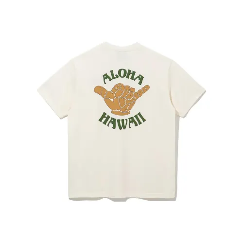 New Era SS22 T-Shirt Унисекс Айвори Белый