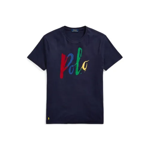 Polo Ralph Lauren SS22 T Рубашка Мужская Морской Синий