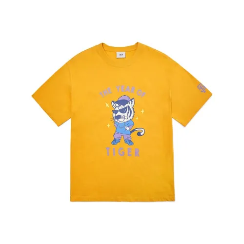 MLB Tiger Year San Francisco Giants Team Желтая Унисекс Футболка