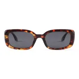 D5009-C3-Черепаховая оправа с серыми линзами