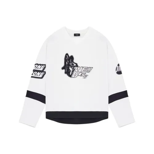 WE11DONE Белая унисекс футболка