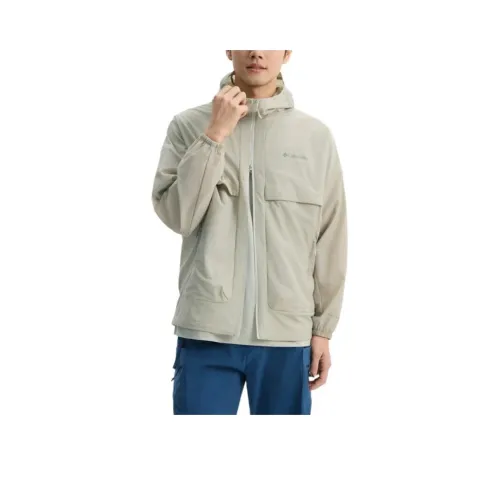 Columbia совместный бренд HIKE365 Куртки Пальто Мужской 027 Кремовый Лайм