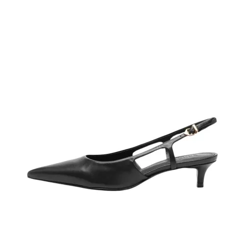 Schutz Boris Kitten Низкий каблук Высокий каблук 4CM Женский Черный