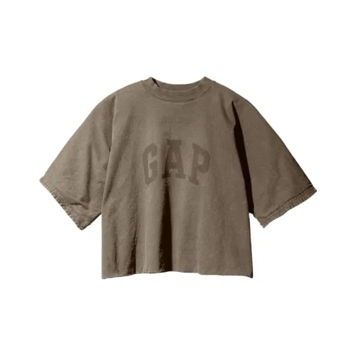 YEEZY Gap X Balenciaga Collaboration Коричневый Унисекс Футболка
