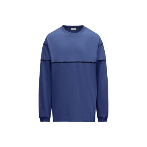 MONCLER SS22 Синий Мужской T-Рубашки