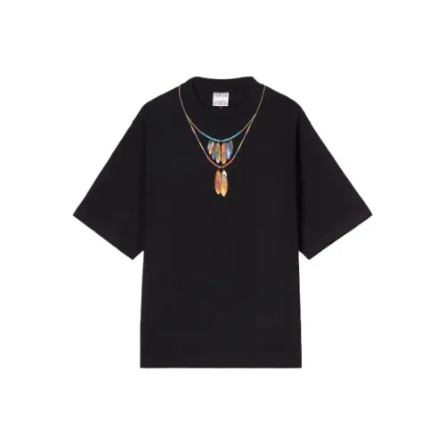 Marcelo Burlon Мужские черные T-рубашки