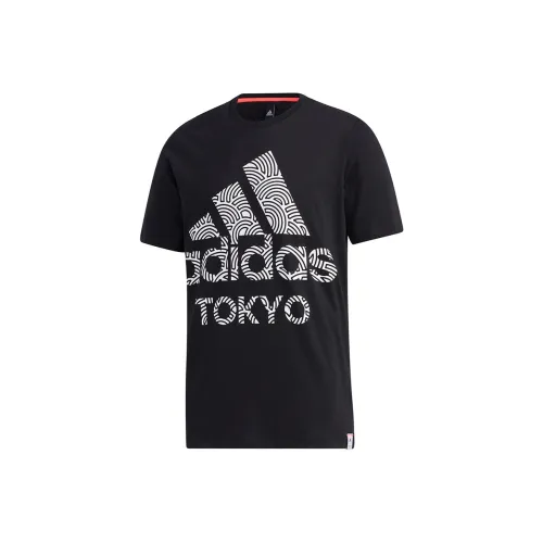 Adidas Мужские черные футболки