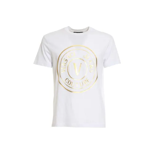 VERSACE JEANS COUTURE Белая Мужская Футболка