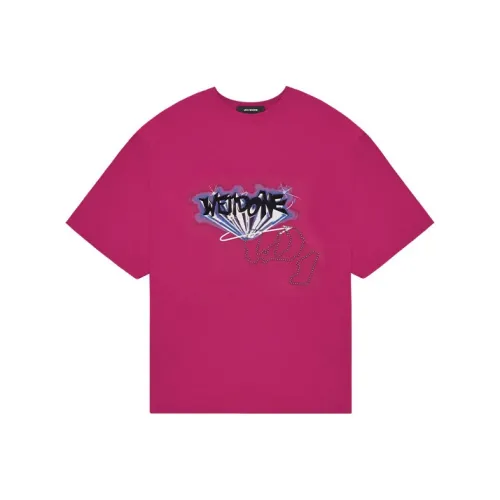 WE11DONE Hot Розовый Унисекс Футболка
