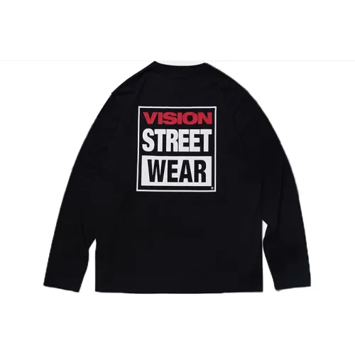 Vision Street Wear Черная Унисекс Футболка