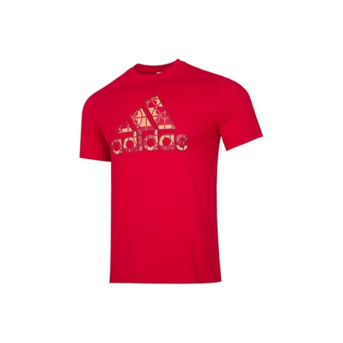 Adidas T-Shirt Мужская Светло-Красная