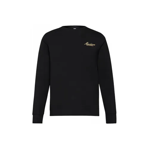 MOSCHINO Мужские черные T-рубашки