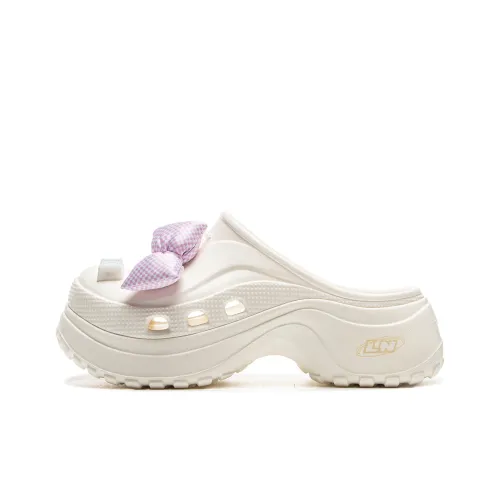 YINGXIONGLIANMENGYONGCHIPAIDUI x LINING Project* Сабо Женские Сливочный