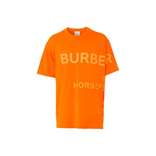 Burberry Deep Оранжевые Мужские T-рубашки