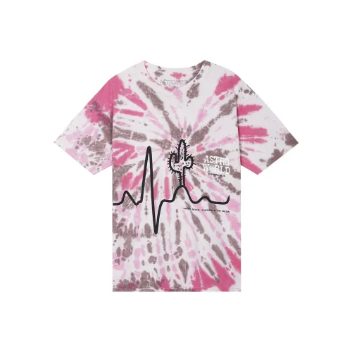 TRAVIS SCOTT Розовые Унисекс Футболки