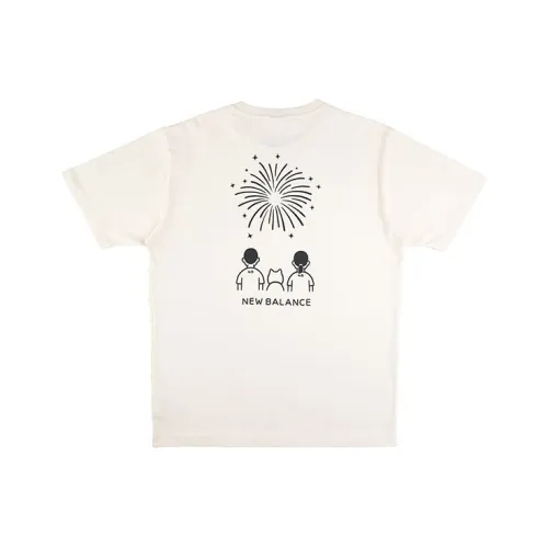 New Balance совместная футболка T Унисекс Экрю
