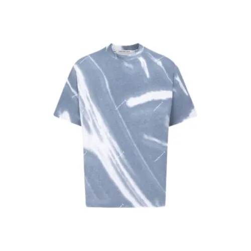 Calvin Klein Синие Белые Смешанные Цветовые Мужские T-Рубашки