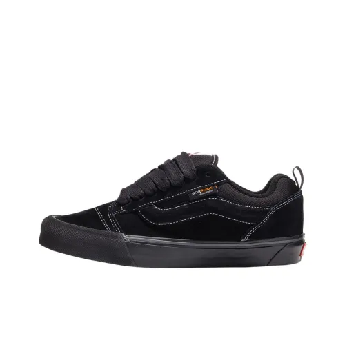 Vans Knu Skool Скейтборд Кроссовки Низкие Черные Мужские
