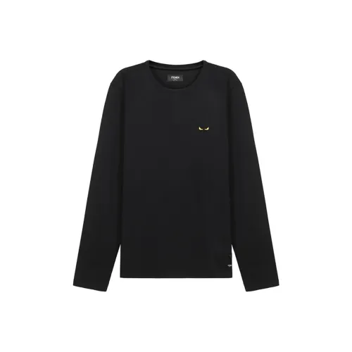 Fendi Черные Мужские T-Рубашки