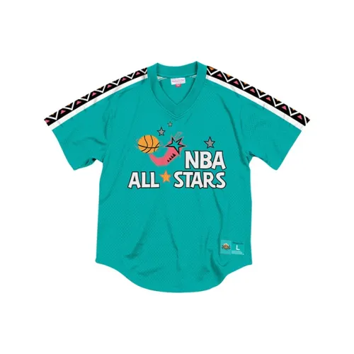 MITCHELL NESS T-Shirt Мужской Циан