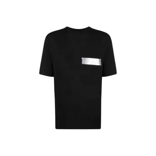 MOSCHINO Мужские черные T-рубашки