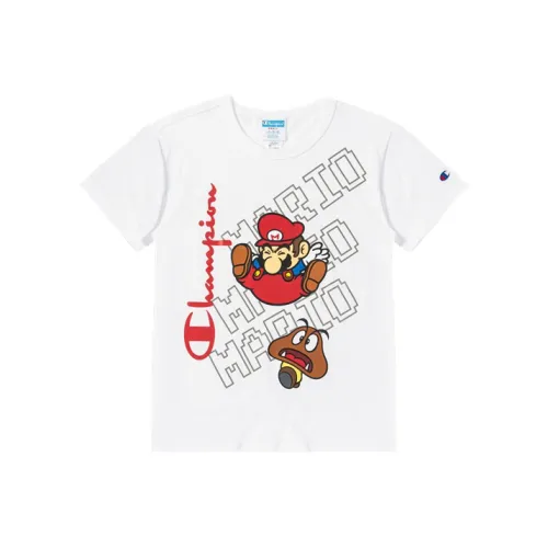 Champion x Super Mario Bros Белая Мужская Футболка