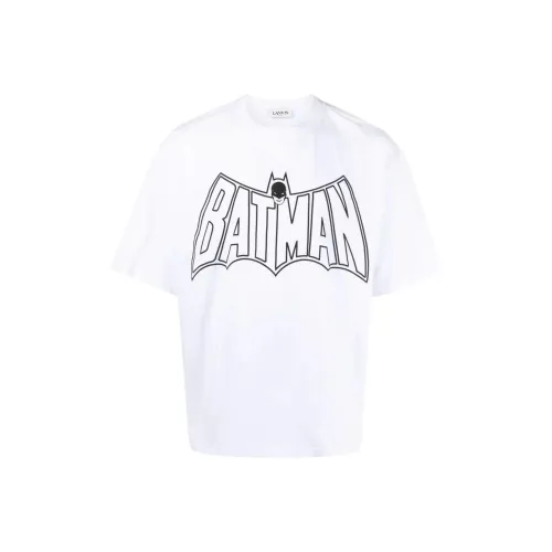 Lanvin Бэтмен Белый Мужская T-рубашка