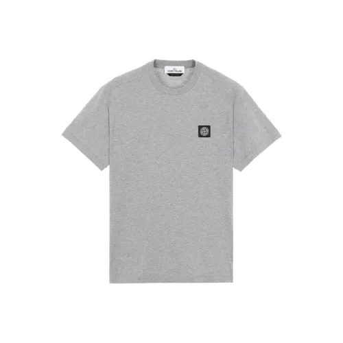 Stone Island Серый Мужской T-Рубашки