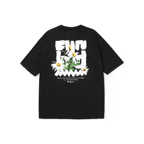 BT Прямой крой рукав длиной до локтя футболка унисекс