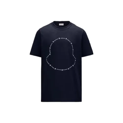 MONCLER Мужские синие T-рубашки