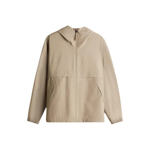 H M Куртки и Пальто Унисекс Бежевый