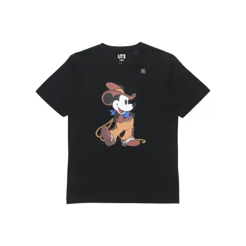 UNIQLO X Disney T-Shirt Унисекс Черный
