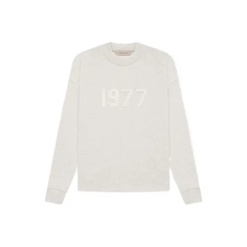 Fear Of God Essentials SS22 LS Tee Светлый Овсянка T-Shirt Мужской Светлый Овсянка