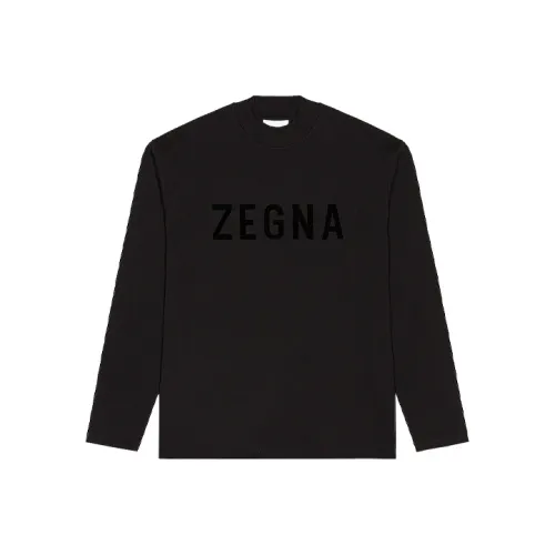 Ermenegildo Zegna Черные Мужские T-Рубашки