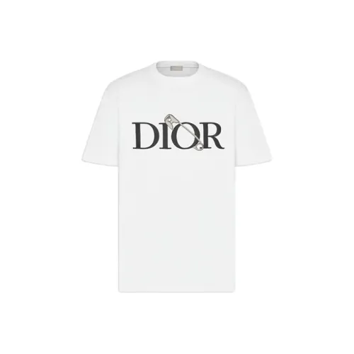 DIOR Quarterly New Products Белые Мужские T-Рубашки